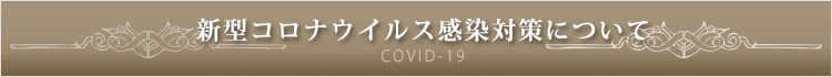 新型コロナウイルス感染対策について